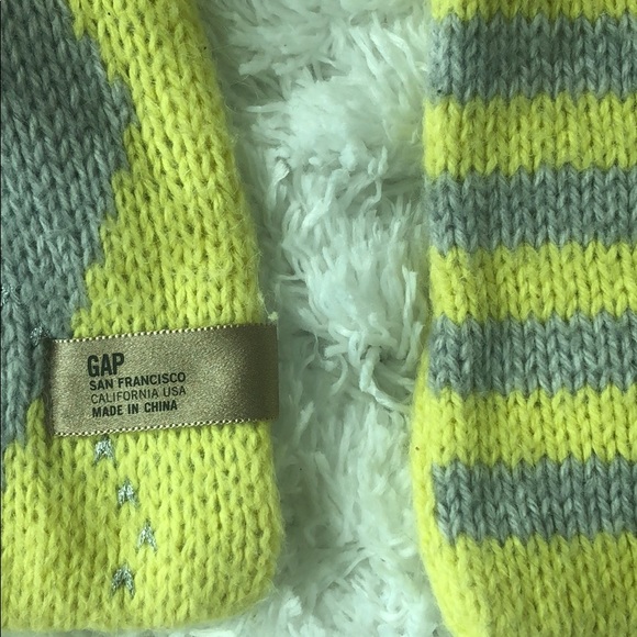 Gap striped and argyle winter scarf - Picture 2 of 3